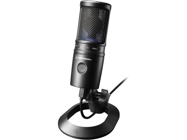 Audio-Technica AT2020USB-X Cardioid Condenser USB Microphone, Black