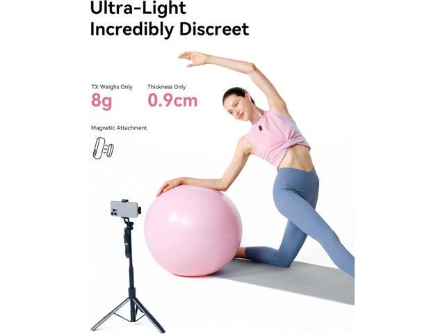 Hollyland Lark A1 Wireless Mini Microphone for iPhone & Android, 48kHz/24-bit, 3-Level Intelligent Noise Cancel, Microphone for YouTube, Podcast,...