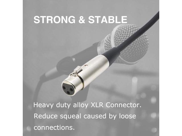 HOSONGIN XLR to USB Recording Cable for Microphones, 48V Phantom Power Required for Condenser Microphones, Plug-and-Play Audio Adapter with...