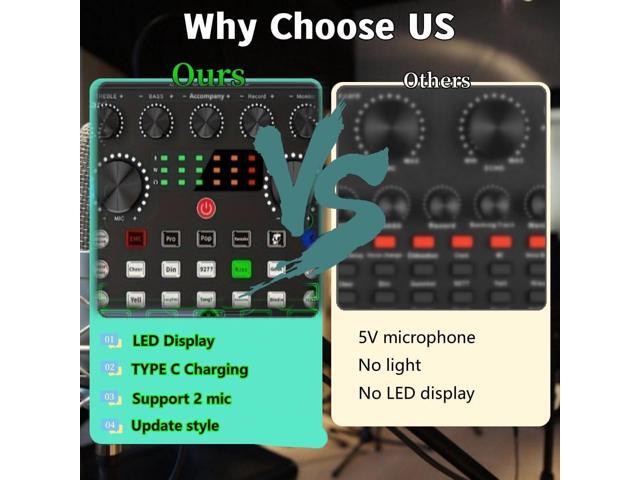 V8s for 2, V8s Voice Changer with BM-800 Podcast Microphone Bundle - Studio Condenser Microphone Perfect for Podcasting, Recording, Singing,...