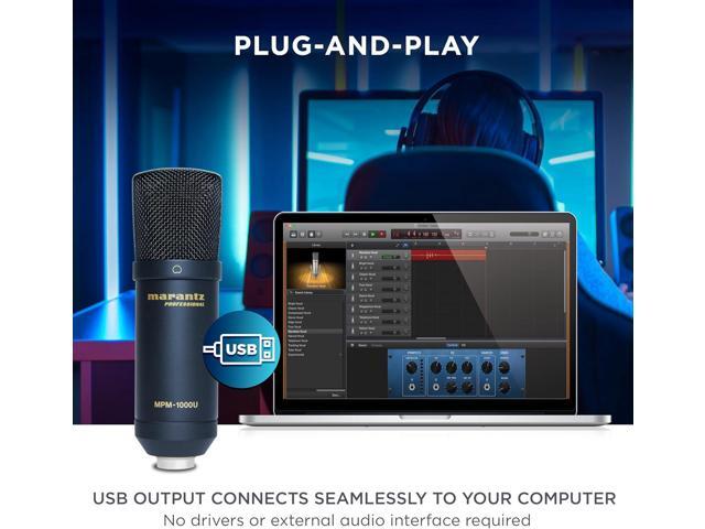 MPM-1000U - Studio Condenser USB Microphone for DAW Recording and Podcasting (14mm/USB Out)