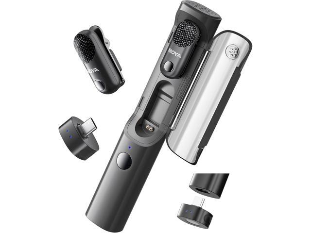 BOYA Magic-05 Wireless Lavalier Microphone, 30Hrs Battery,328FT LOS Range, Safety Track &Limiter, Ai Noise Reduction USB-C Wireless Lapel Mini Mic...