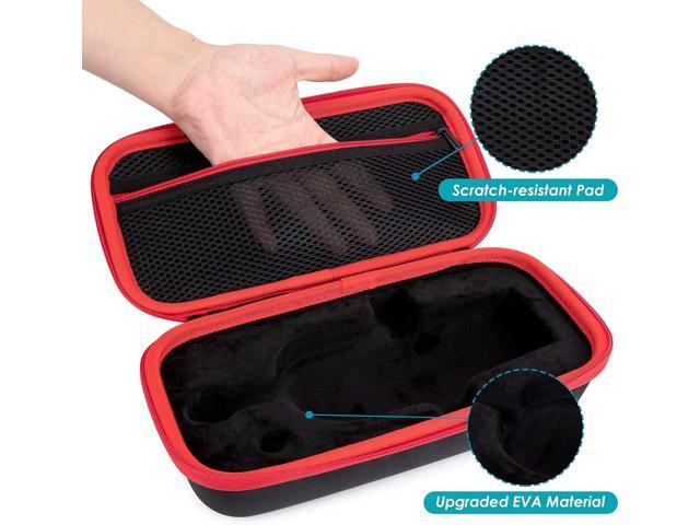 YOUSHARES MV7 Microphone Case Bag with Mic Cover Foam - Mic Case Hard Carring Case with Windshield Compatible with Shure MV7 USB Condenser Microphone