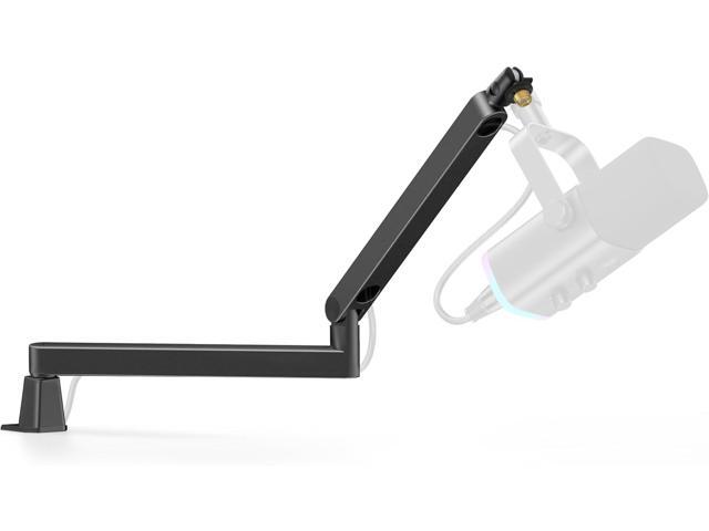 InnoGear 2025 Upgraded Microphone Boom Arm, Magnetic Cable Management Low Profile Mic Stand 360° Rotatable Desk Mount for Fifine AM8 K669B Blue...