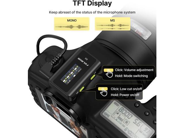 FULAIM X6 Pro Wireless Lavalier Microphones with 4 Transmitter with Charging Case for iPhone, iPad, Android, Camera, Lapel Mic with 48KHz 24Bit,...