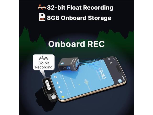 Saramonic Ultra Wireless Lavalier Microphone, 32-Bit Float Recording, Timecode Sync, Noise Cancellation, IPX5 Water Resistance, 984 Range, 130dB...