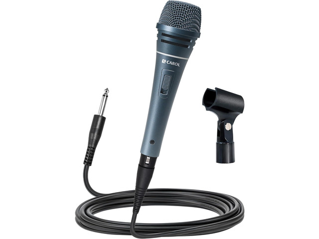 CAROL Sigma-plus2 XLR Wired Vocal Microphone Dynamic Supercardioid Mic with Dual Shock Mount Tech for Singing, Rock & Metal Band Performances,...