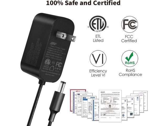 Tonton 12V 2A 6Ft Power Supply Adapter, 24W Universal Charger AC 100-240V with 8Tips to 12Volt DC Plug 2A 1.8A 1.5A 1.2A 1A 0.5A UL/CE/FCC...