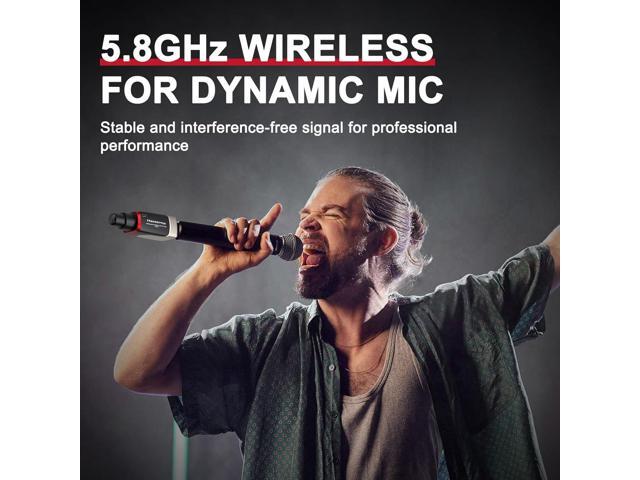 Xvive U35 Dynamic Microphone Wireless System with 5.8GHz XLR Transmitter and Receiver