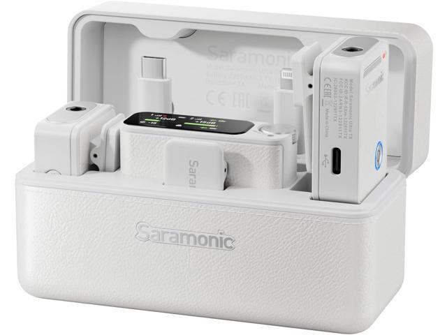 Saramonic Ultra Wireless Lavalier Microphone, 32-Bit Float Recording, Timecode Sync, Noise Cancellation, IPX5 Water Resistance, 984 Range, 130dB...