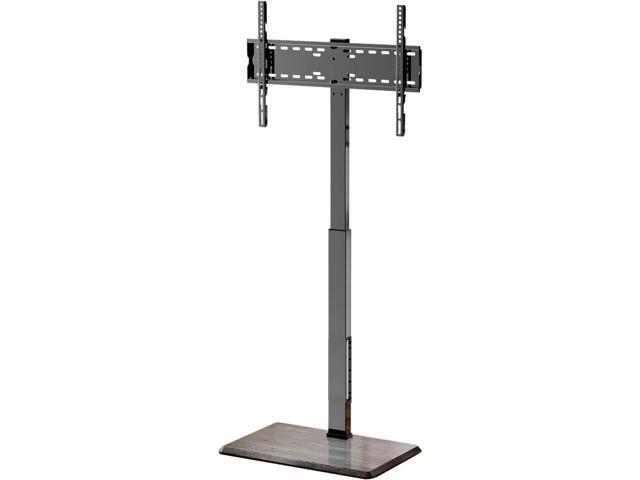 Universal Floor TV Stand,TV Floor Mount Stand with Power Outlet for 32-75 inch TV up to 110 lbs, Swivel and Height Adjustable Tall TV Stand for...