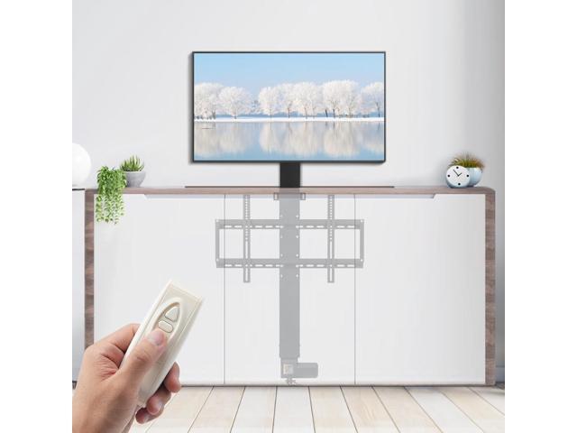 VEVOR Motorized TV Lift Stroke Length 31 Inches Motorized TV Mount Fit for Max.60 Inch Lift with Remote Control Height Adjustable 42-73 Inch,Load...
