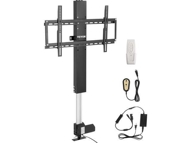 VEVOR Motorized TV Lift Stroke Length 31 Inches Motorized TV Mount Fit for Max.60 Inch Lift with Remote Control Height Adjustable 42-73 Inch,Load...