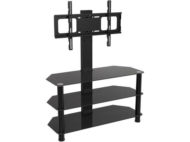 AVF Steel and Glass Stand with TV Mount for TVs up to 60' in Black