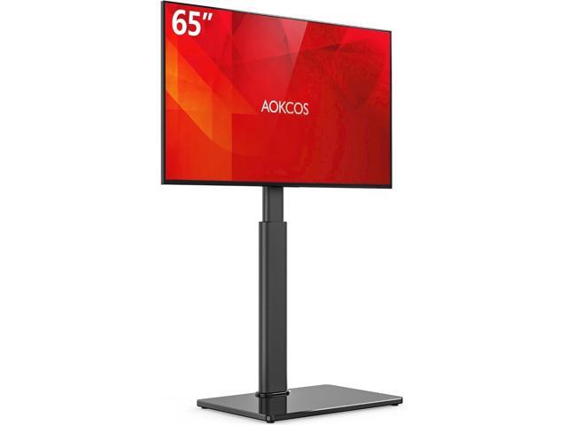 Swivel TV Floor Stand for 32-65 Inches TVs, 8 Level Height Adjustable Corner Small TV Stand Mount for Living Room/Bedroom, Holds up to 88 lbs,MAX...