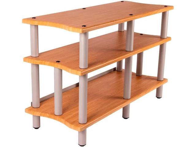 Monolith Heavy Duty Double-Wide 3-Tier AV Stand - 300 Lbs Weight Capacity Per Shelf, Organize and Display Your AV Components, Home Theater or...