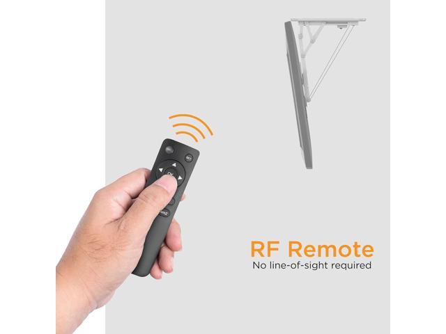 Mount-It! Motorized Ceiling TV Mount with Remote, Electric Flip Down Fold Up Pitched Roof Mount Fits 32, 37, 40, 47, 50 and 55 Inch Flat Screen TVs...