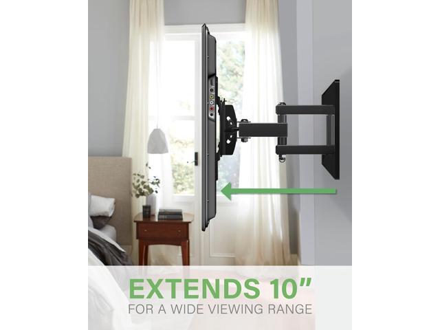 SANUS Full Motion TV Mount - Single Stud 19 to 40 inch TV Wall Mount Tilts, Extends & Swivels - Easy DIY Install Includes All Hardware & Post...