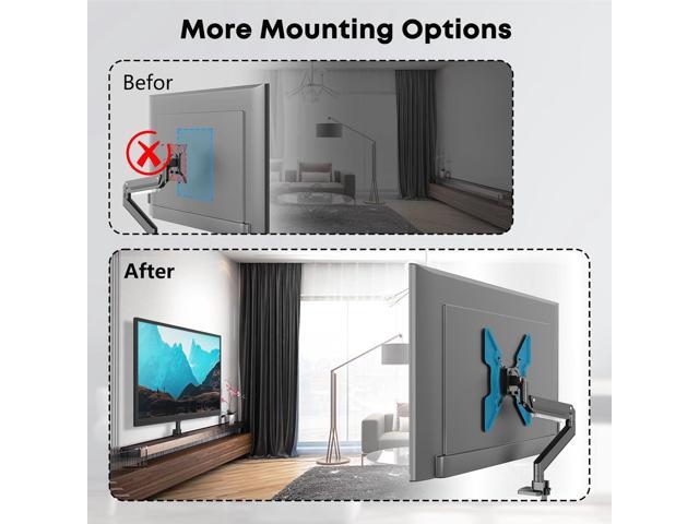Steel VESA Mount Adapter for TV 32-55 inch, up to 66 lbs, Convert VESA 200 x 200 Mount to Fit 300 x 300, 400 x 200, 400 x 400 VESA Pattern, TV...