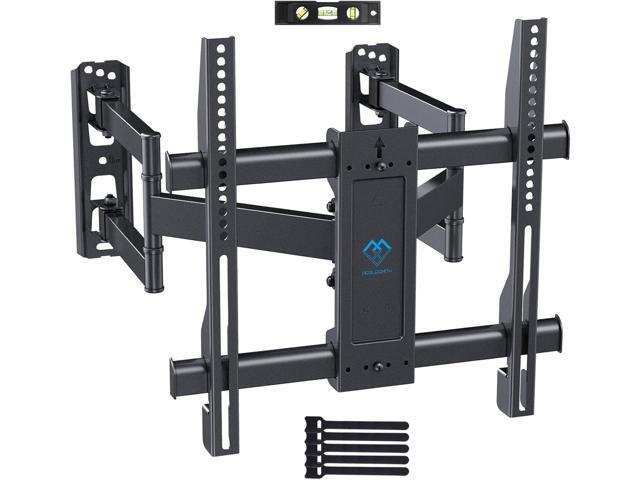 PERLESMITH Corner TV Wall Mount Bracket for 26-60 inch LED LCD Flat Curved Screen TVs up to 99 lbs, Full Motion Corner TV Mount with Dual...