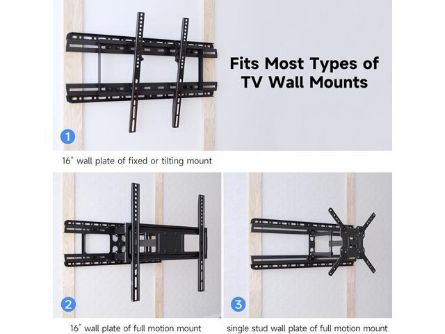Suptek Universal TV Wall Mount Extension Bracket - Fits 16' to 24' Wood Studs, Easy TV Centering, Holds Up to 154 LBS, MFPA01