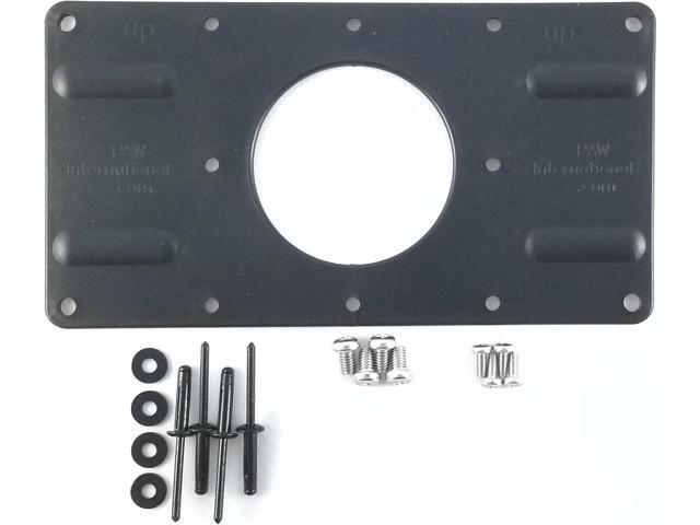 PAW International 200mm x 100mm Polymer RV TV Adapter KIT with Tri-Fold Rivets, Washers, and TV Screws can use with PAW Polymer or Steel TV...