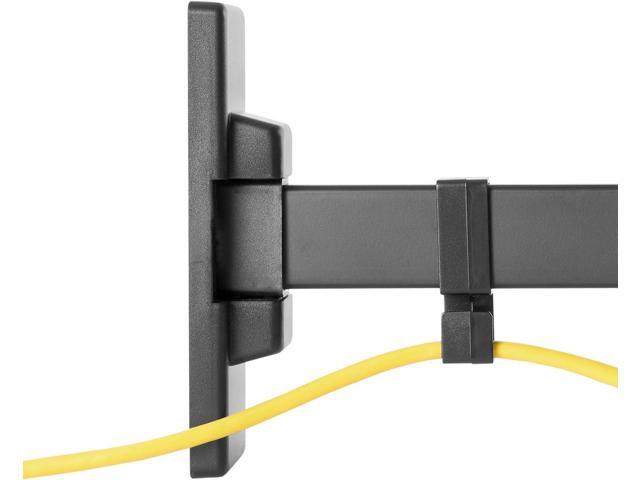 MANHATTAN Universal Wall Mounted TV Hardware Flat Panel TV Arm Single Arm Black 461399