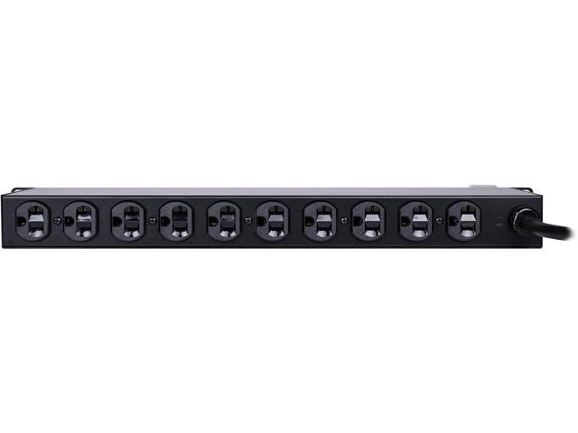 CyberPower CPS1220RMS Surge Protector, 120V/20A, 12 Outlets, 15ft Power Cord, 1U Rackmount