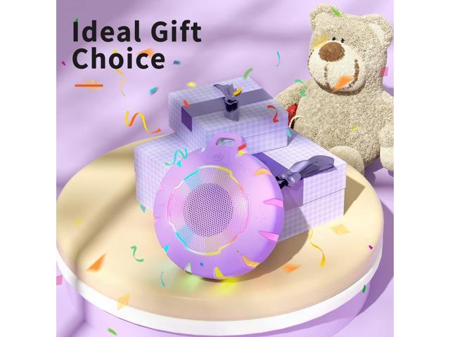 HEYSONG Waterproof Shower Bluetooth Speaker, Durable & Portable with Clear Sound, Ideal for Shower, Pool, Beach & Kayaking Great Gift for Girls,...