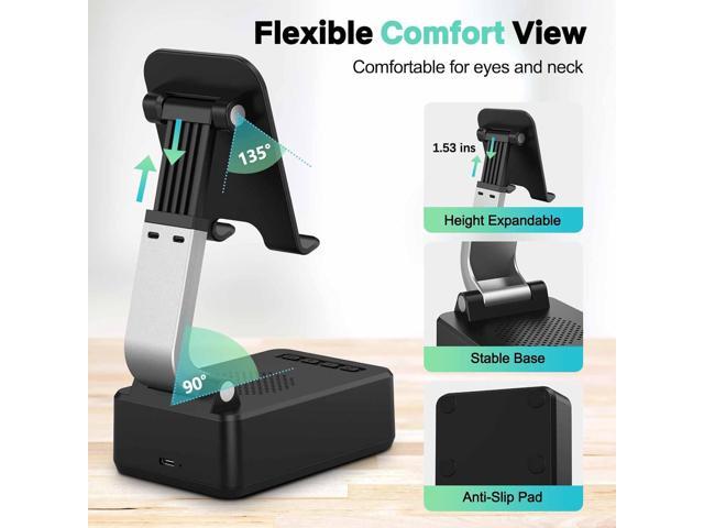 LENRUE Gifts for Men Women, Cell Phone Stand with Wireless Bluetooth Speakers, Flexible Comfort View, Loud Clear Sound, Birthday Gifts for Women...