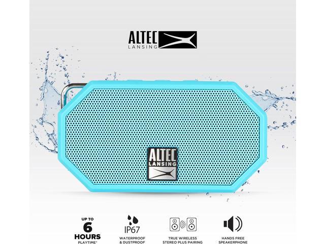 Altec Lansing Mini H2O - Waterproof Bluetooth Speaker, IP67 Certified & Floats in Water, Compact & Portable Speaker for Hiking, Camping, Pool, and...