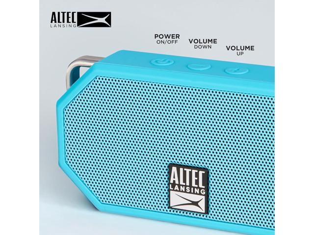 Altec Lansing Mini H2O - Waterproof Bluetooth Speaker, IP67 Certified & Floats in Water, Compact & Portable Speaker for Hiking, Camping, Pool, and...