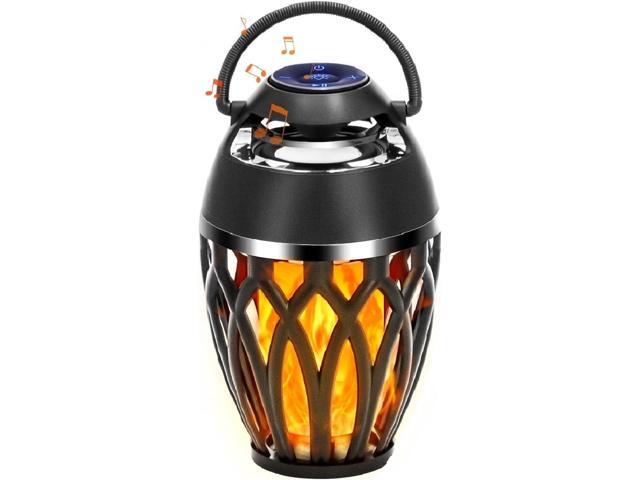 Vanten 2 Packs Outdoor Bluetooth Speakers, Bluetooth 5.0 Led Flame Speaker, IPX5 Waterproof Flame Torch Atmosphere Speaker, Flame Lamp, Gifts for...