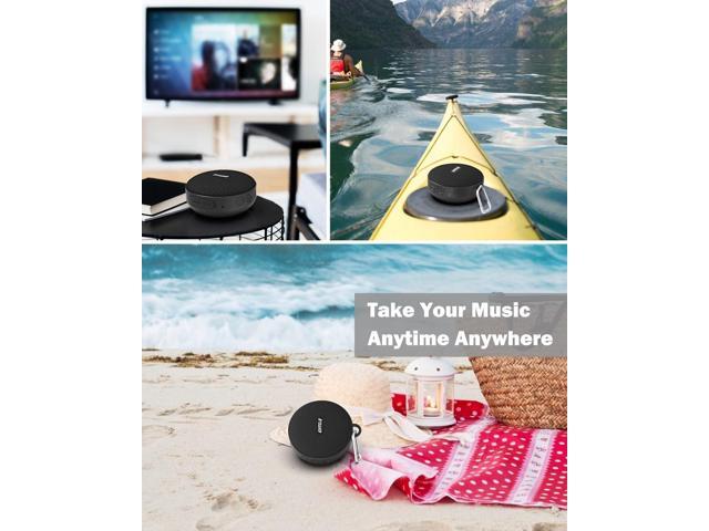 Inwa Bluetooth Bicycle Speakers with TF Card Mode, Waterproof Wireless Portable Traveling Bike Speaker, Built in Mic for Bicycle Riding, Showering,...