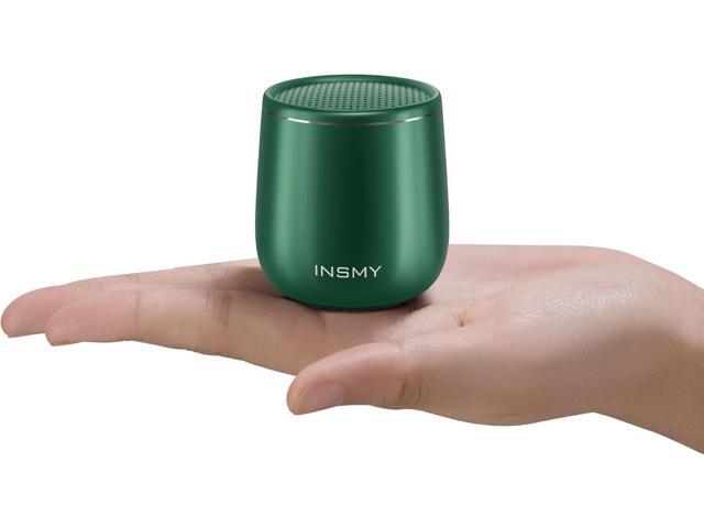INSMY Small Bluetooth Speaker, Waterproof Mini Portable Wireless Speaker, Punchy Bass Rich Audio Stereo Pairing, Handheld Pocket Size for Hiking.