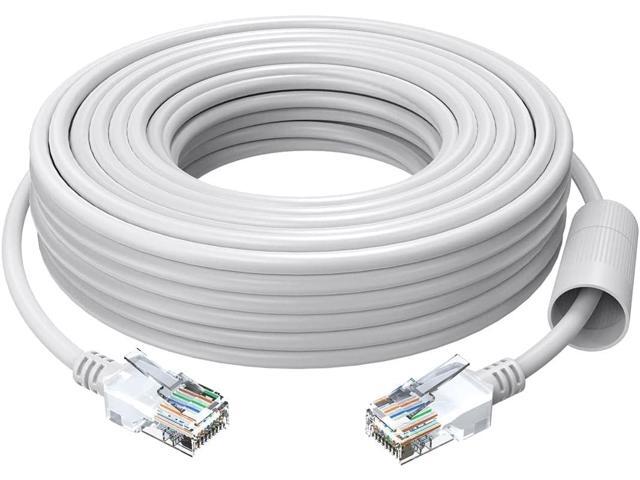 ZOSI Cat5e Ethernet Cable 60ft High Speed Network RJ45 wire cord 8 pin 1000Mbps 155Mhz in Wall,Outdoor,Weatherproof for POE Security Cameras...