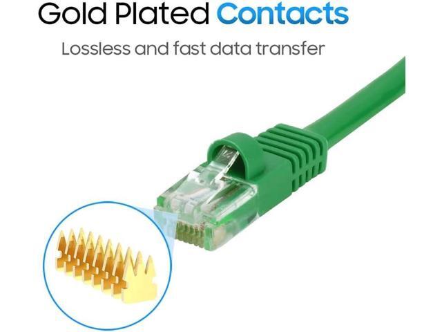 Cmple - Cat5e Ethernet Cable 150 ft, 350 MHz UTP Cat 5e Ethernet Patch Cable, 1Gbps Network LAN Cables, RJ45 Connectors, Compatible with Laptop,...