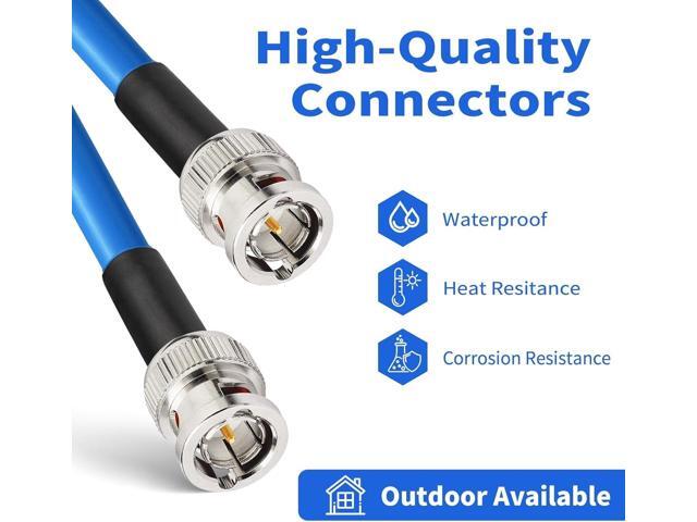 Superbat SDI Cable BNC Cable 3G/6G/12G (Belden 1694A)100ft,Supports HD-SDI/3G-SDI/4K/8KSDI Video Cable Precision Video Cable(1Pcs)