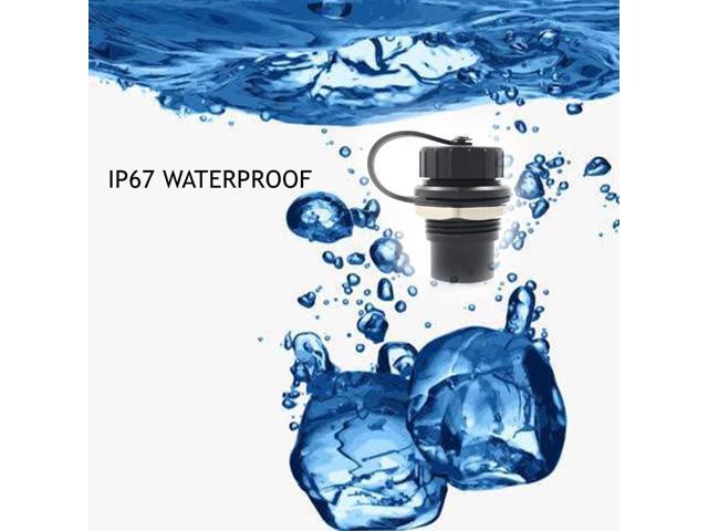 PENGLIN 2PCS Waterproof USB 3.0 Panel Mount Coupler, IP67 USB Pass Through Connector, Female to Female Bulkhead Extension Adapter