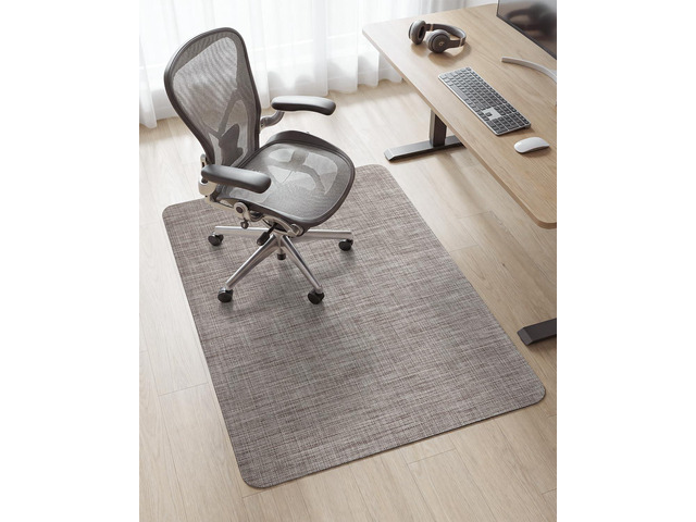 Asrug Office Chair Mat for Hardwood Floor 36' x 48' Desk Computer Chair Mat for Rolling Chair PVC Plastic Durable Non-Slip Under Desk Rug,Hard...