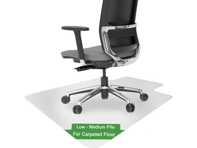 Chair Mat for Carpet- Low Pile (1/4' Thick) Carpet Protector for Office Gaming Computer Desk Chair. Heavy Duty Desk Chair Mat for Carpeted Floors,...