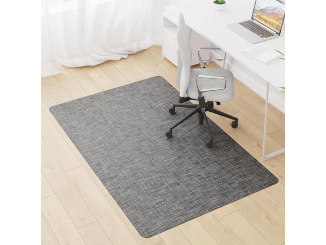 Office Chair Mat for Hardwood & Tile Floor, 36'x48' Computer Chair Mat, Non-Curve Anti Slip Hard Floor Protector for Rolling Chair, PVC Mat Desk...