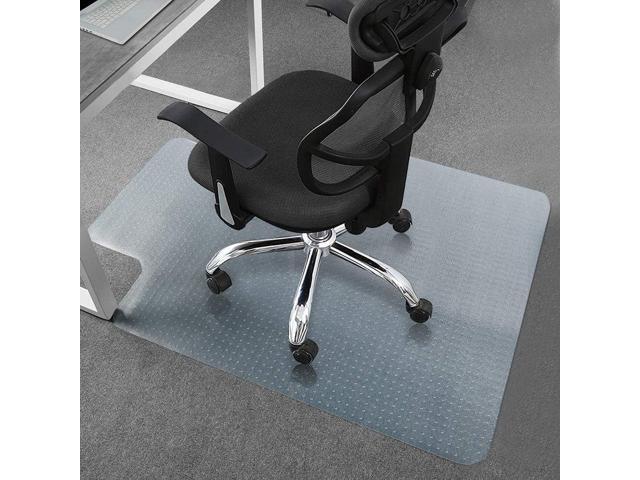 New Chair Mat for Carpet Floor Low Pile Office and Home Use Thick and Sturdy Transparent Desk Chair mat for Carpets Size 36' X 48' with Lip
