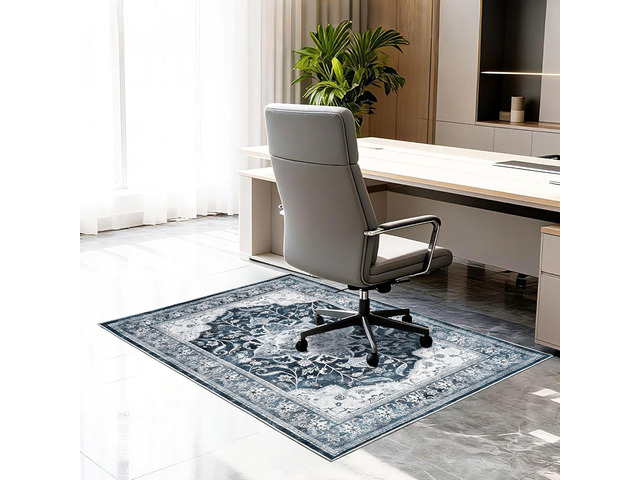 Office Chair Mat for Hardwood Floor & Tile Floor, 36'x48'Anti-Slip Under Desk Carpet Protector for Rolling Computer Chair Mat, Machine Washable...