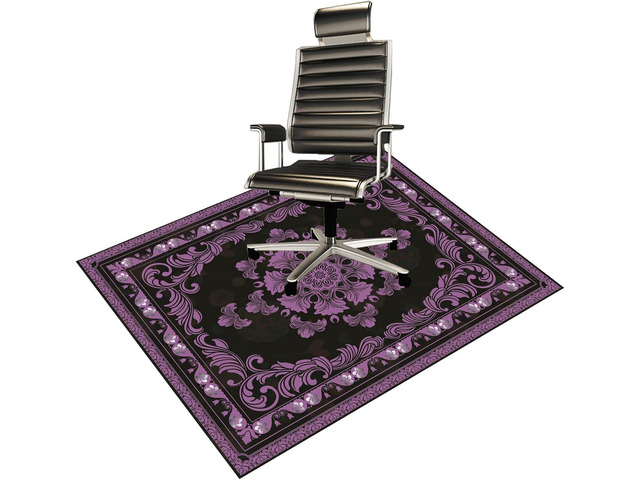 Office Chair Mat for Hardwood Floor Desk Mat, Computer Gaming Mat (Purple, 36'x48')