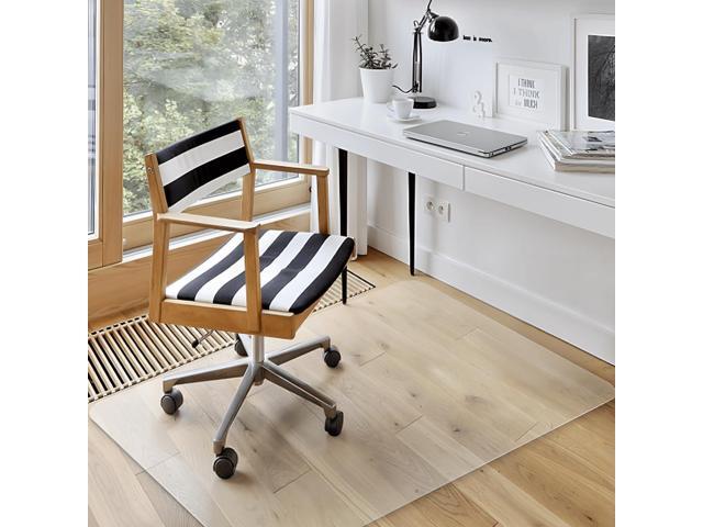 Azadx Office Chair Mat for Hard Floors 36 X 48, Clear PVC Hardwood Floor Mat, Durable Plastic Floor Protector for Home and Office use (36' X 48'...