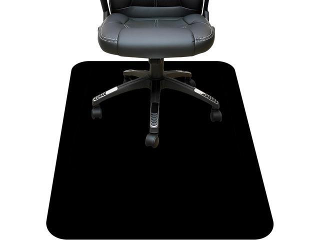 Custom Gaming Chair Mat 36'x48' Rectangular for Hardwood Floor, Anti-Slip Personalized with Photo Text Logo, Black, 1PCS