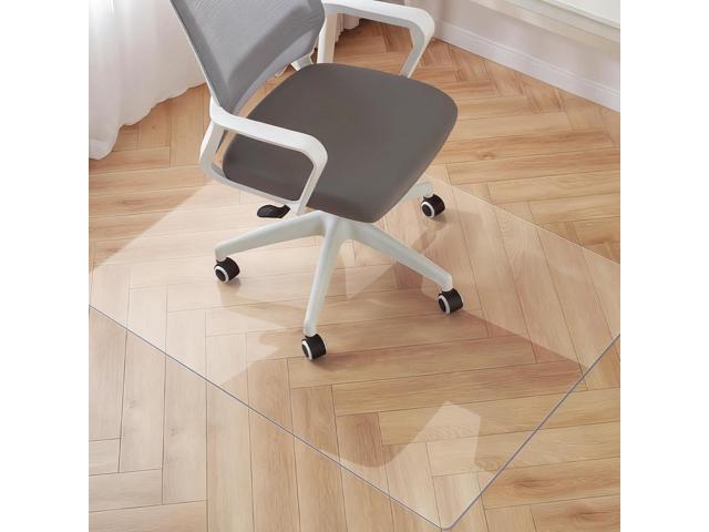 Royhom Clear Chair mat for Hardwood Floor 36 x 48 Inches, Clear Floor Mat for Rolling Chairs, Desk Hard Surface Pad, Waterproof Rectangle Protector...