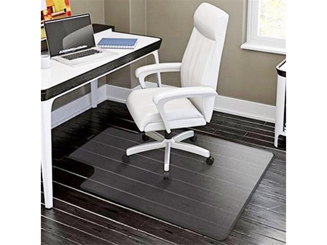 Lykos 48' x 36' PVC Matte Desk Office Chair Floor Mat Protector for Hard Wood Floors Transparent