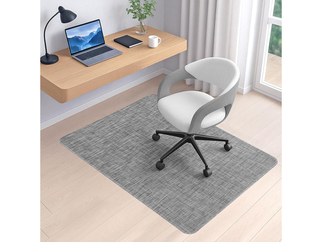 BesWin Office Chair Mat for Hard Floors, 36' x 48' Desk Computer Chair Mat for Wood/Tile Floors, Heavy Duty Non-Slip PVC Hard Floor Protector Mat...
